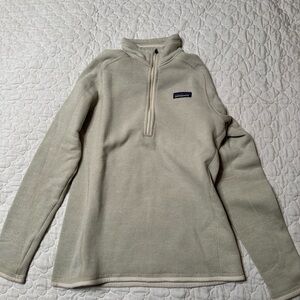 Patagonia Better Sweater 1/4 Zip Small Cream